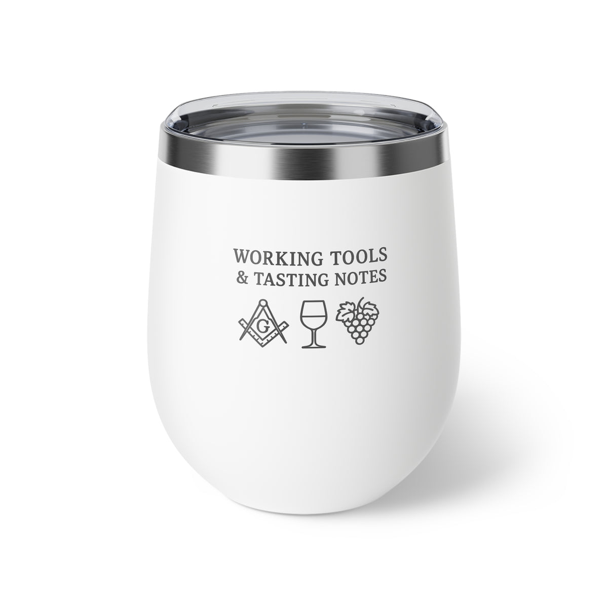 Master Mason Blue Lodge Vacuum Cup - Working Tools & Tasting Notes S&C G - Bricks Masons