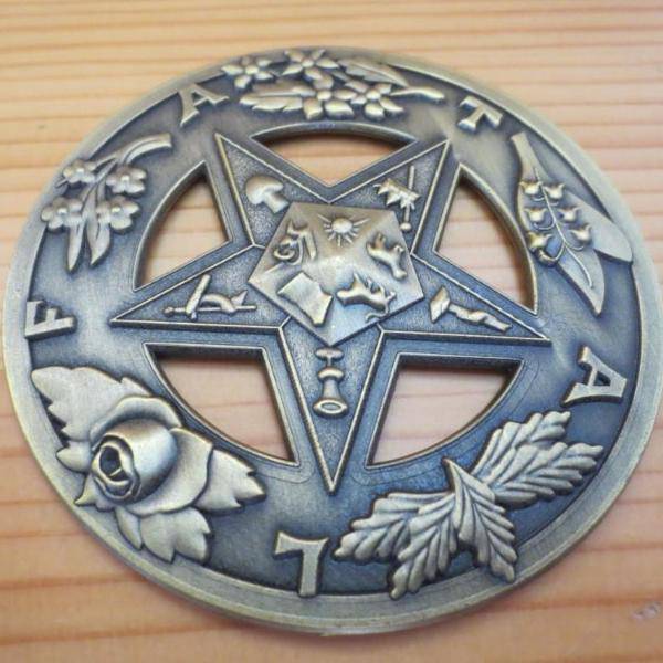OES Car Emblem - FATAL 3D Medallion - Bricks Masons