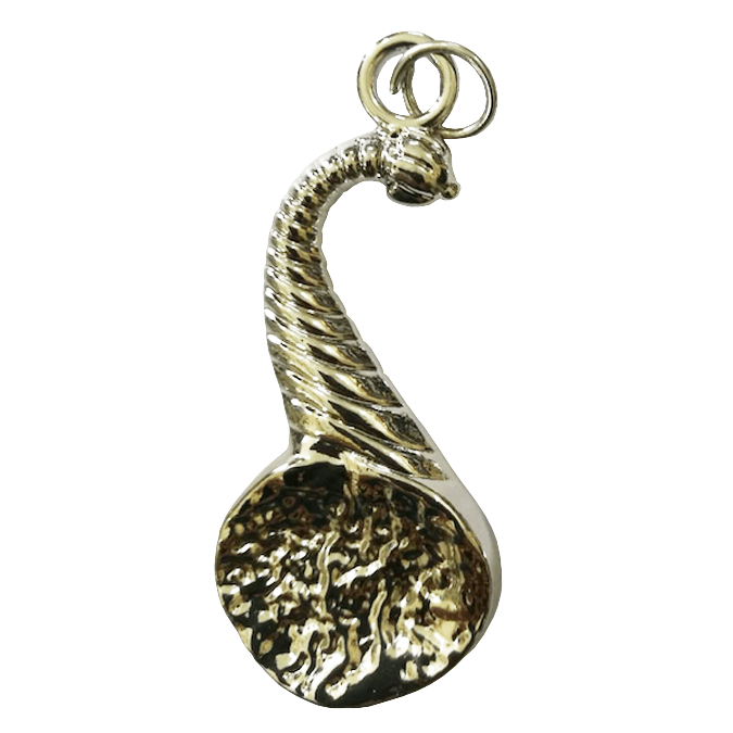 Senior Steward Blue Lodge Officer Collar Jewel - Silver Metal - Bricks Masons