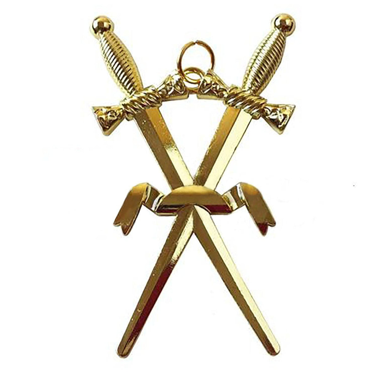 Sentinel Blue Lodge Officer Collar Jewel - Gold Metal - Bricks Masons