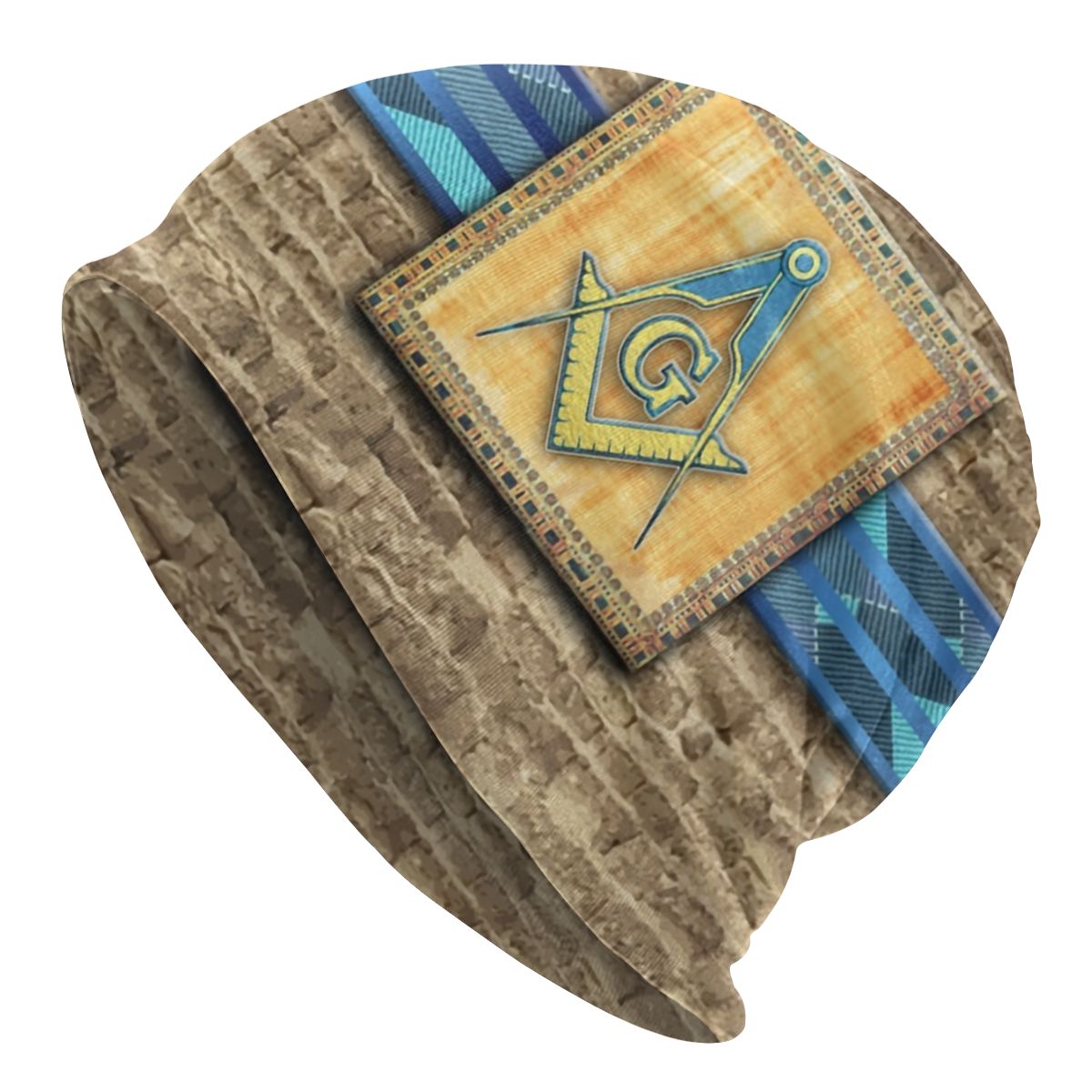 Master Mason Blue Lodge Beanie - Square and Compass G Cross Multiple Variants - Bricks Masons