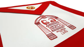 Past High Priest Royal Arch Chapter Apron - Red