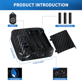 OES Car Door Light Projector - Customizable Wireless LED - Bricks Masons