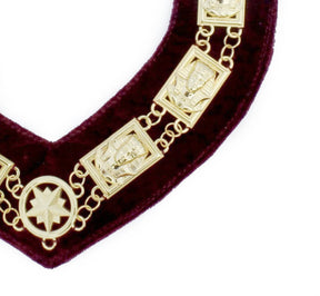 Daughters of Sphinx Chain Collar - Gold Plated