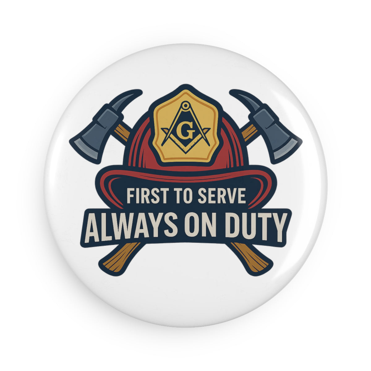 Master Mason Blue Lodge Magnet - Decorative Refrigerator - Bricks Masons