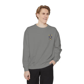 Order of the Secret Monitor Sweatshirt - Embroidered Gold & Purple Emblem - Bricks Masons