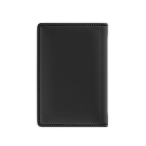 GROTTO Passport Cover - Black PU Leather - Bricks Masons