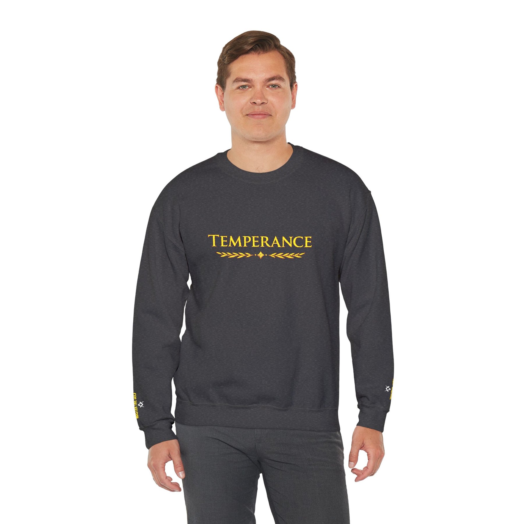 Entered Apprentice Blue Lodge Sweatshirt - Square & Compass Temperance Keep Balance - Bricks Masons