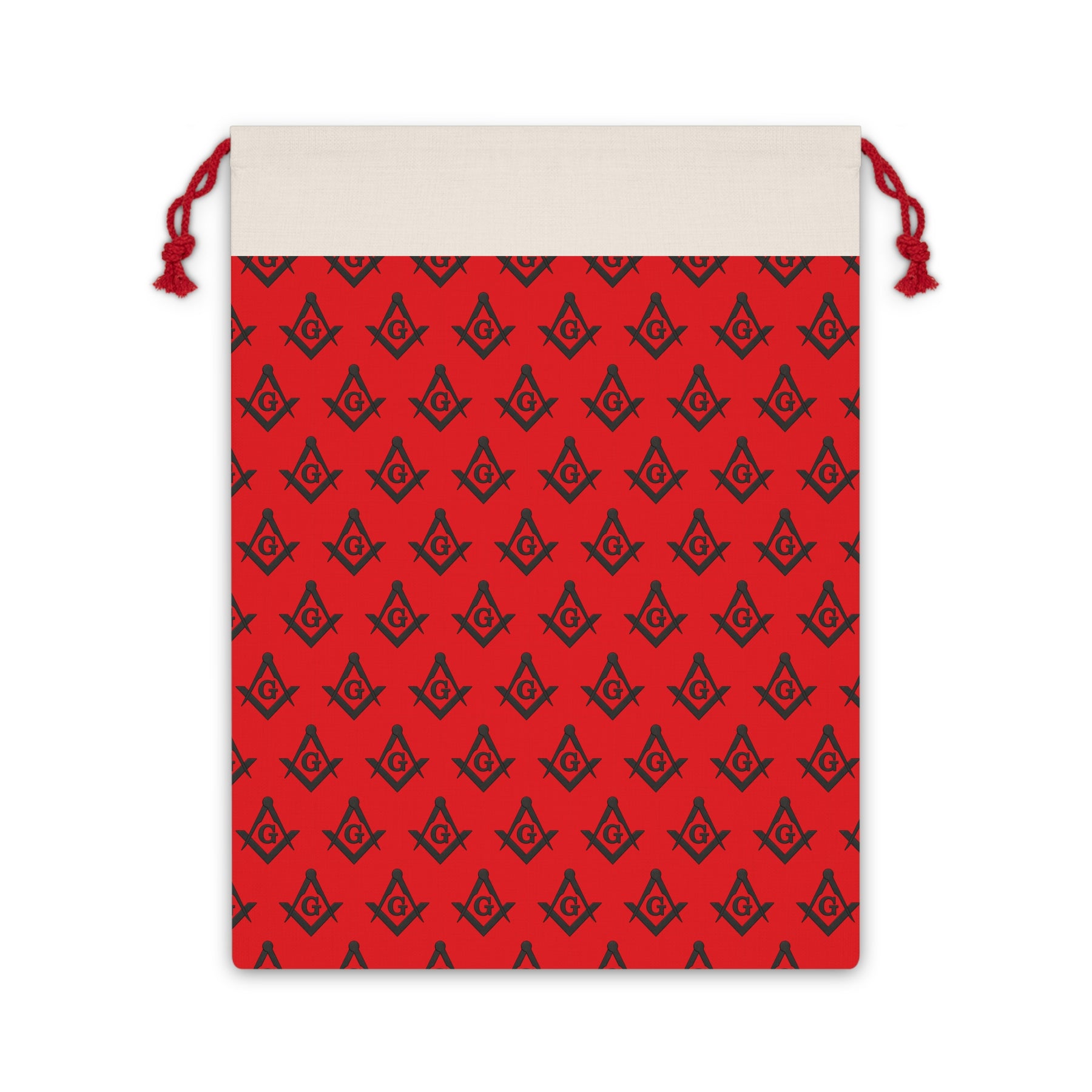 Master Mason Blue Lodge Gift Bag - Square & Compass with G Symbol Design - Bricks Masons