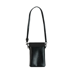 GROTTO Cell Phone Wallet - Microfiber Leather With Adjustable Strap - Bricks Masons