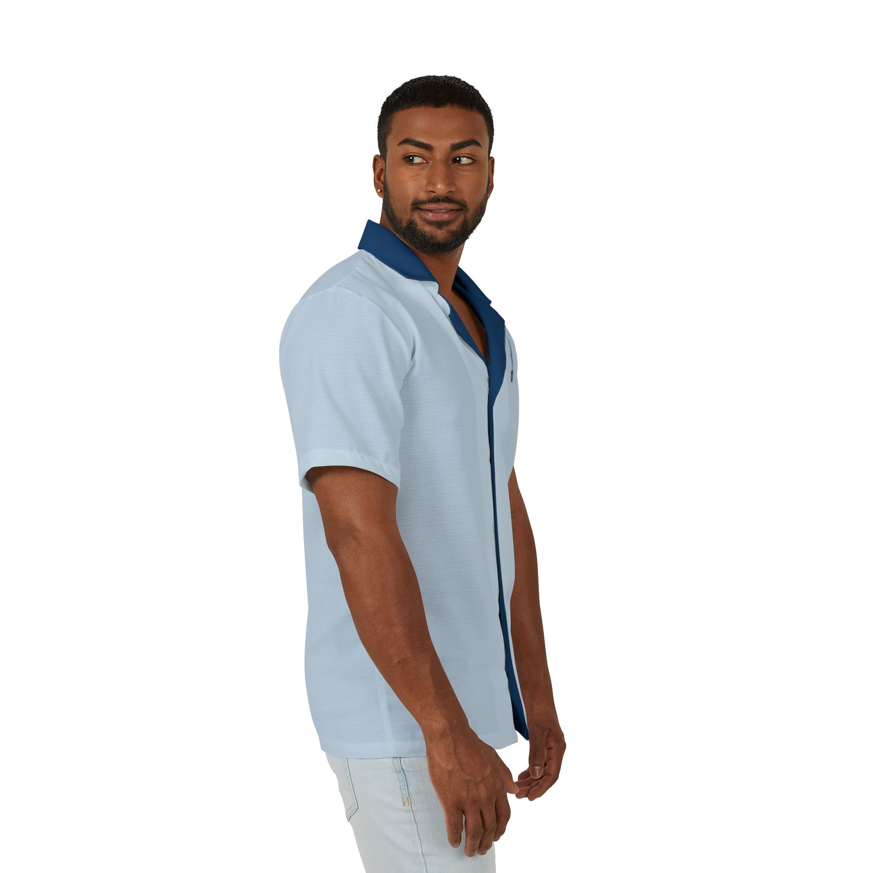 Men's Hawaiian Camp Shirt (AOP) - Bricks Masons