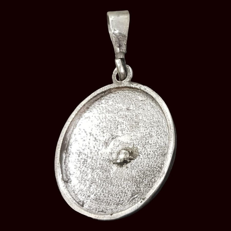 Solomon Pendant Third Pentacle consecrated to Jupiter in Silver 4 Cm 7 Gr 44 Seals of Solomon Art 1161 - Bricks Masons