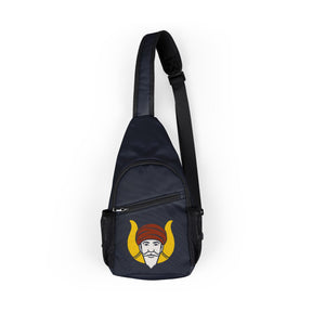 GROTTO Crossbody Bag - Black Nylon With Multiple Pockets - Bricks Masons