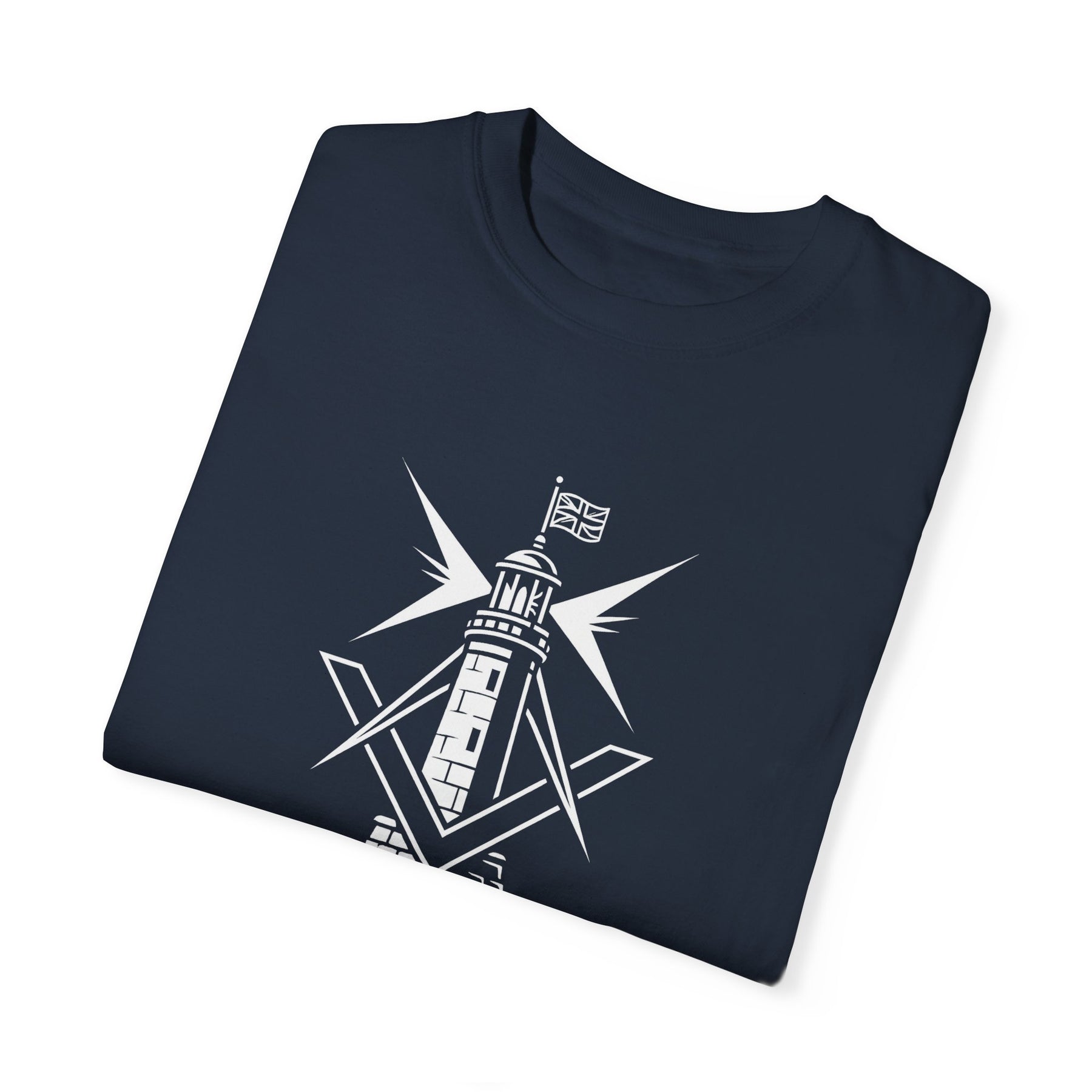 Master Mason Craft T-Shirt - United Kingdom Beacon of Brotherhood - Bricks Masons