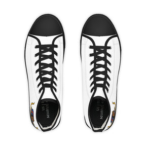 DOI Sneaker - High Top Black & White Sole - Bricks Masons