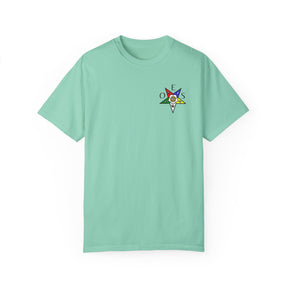 OES T-Shirt - Garment-Dyed Tee OES Star Various Colors - Bricks Masons