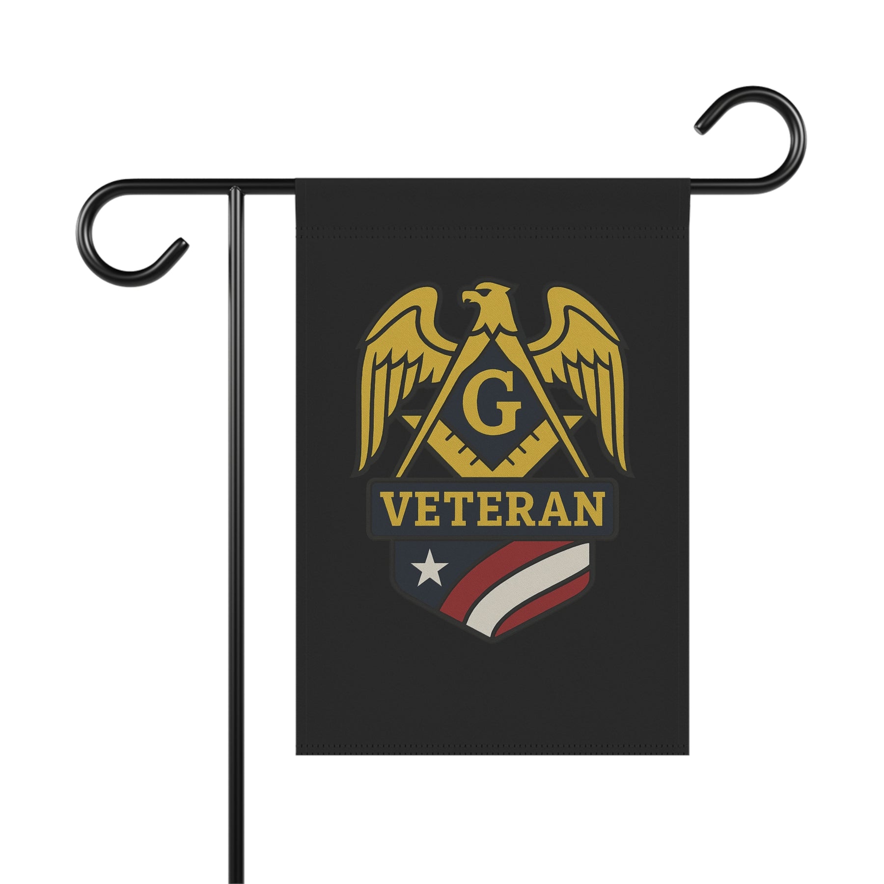 Master Mason Blue Lodge Yard Flag - Veteran Mason Printed Poly Poplin - Bricks Masons