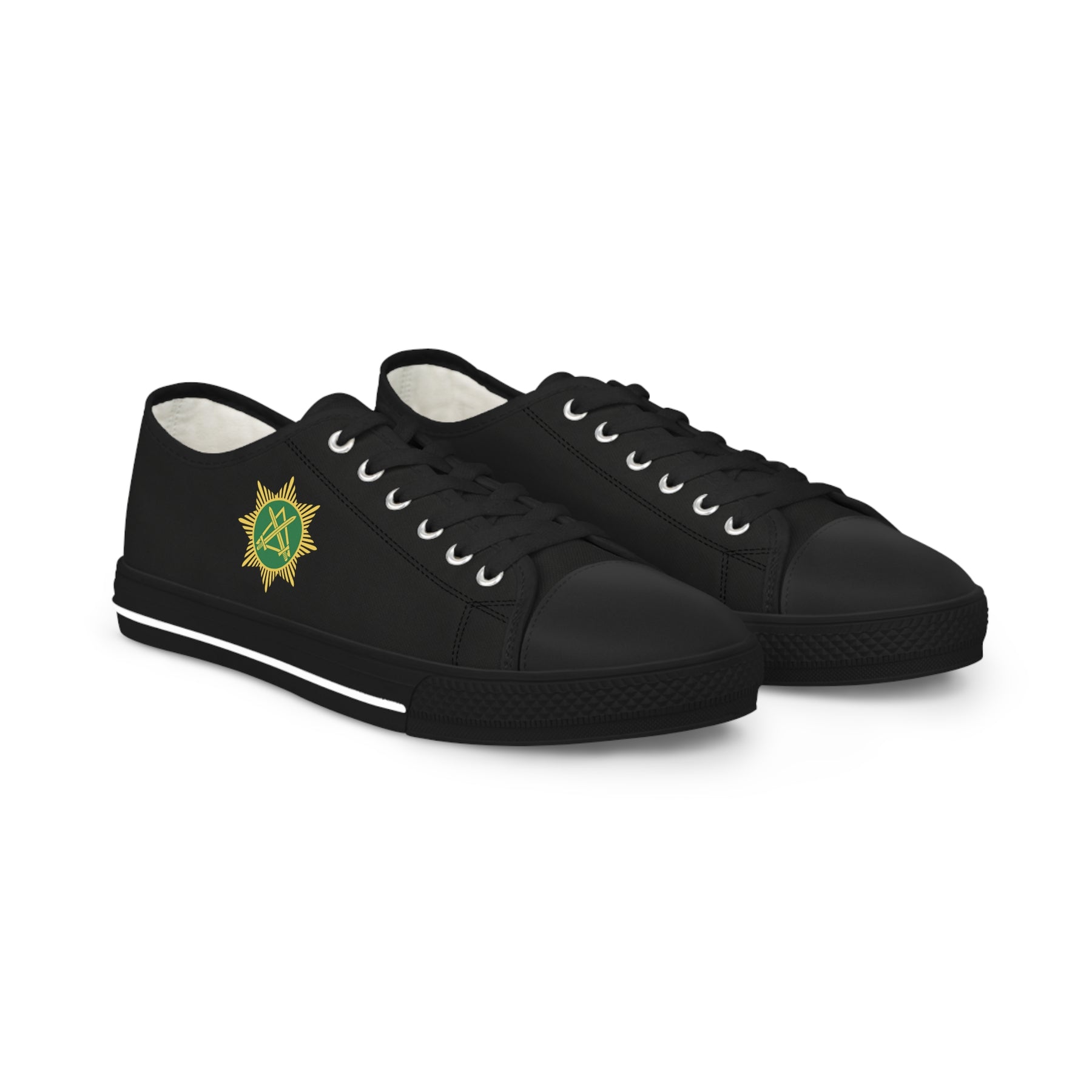 Knight Masons Sneaker - Low Top Sneaker Black & White - Bricks Masons