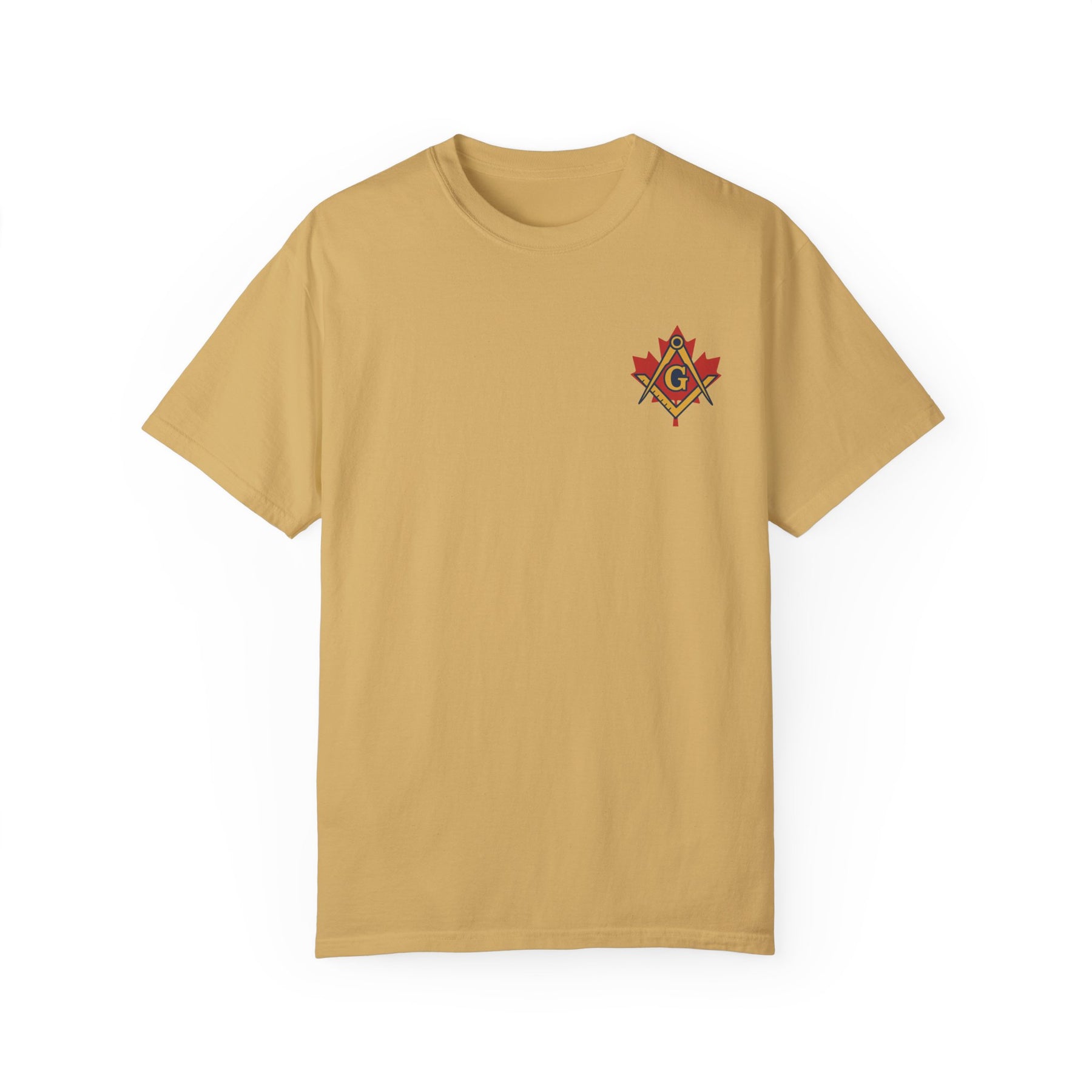 Master Mason Blue Lodge Canada Jurisdiction T-Shirt - Canada Mason Square & Compass G - Bricks Masons