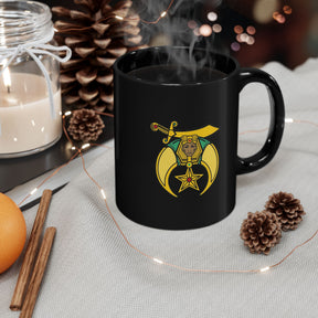 11oz Black Mug - Bricks Masons