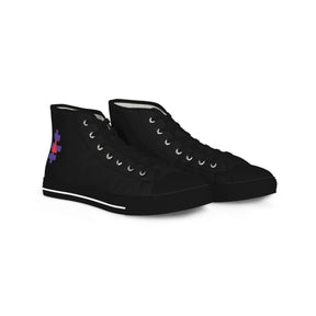 Knight Templar Priests Sneaker - High Top Black & White - Bricks Masons