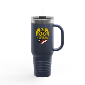 Master Mason Blue Lodge Ringneck Tumbler - Veteran Mason