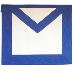 12th Degree Memphis Misraim Apron - White & Royal Blue - Bricks Masons