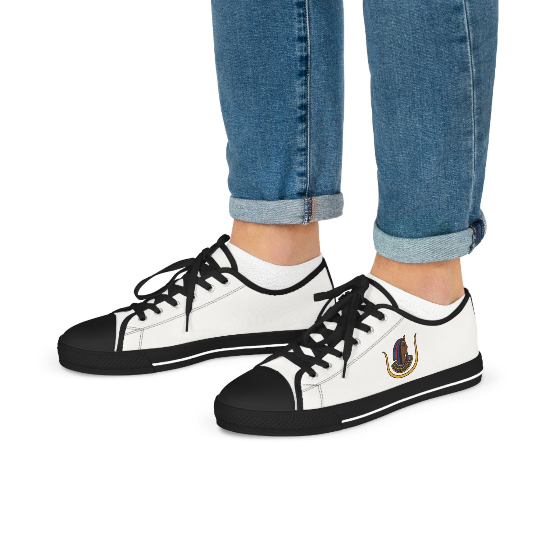 DOI Sneaker - Low Top Sneaker Black & White - Bricks Masons