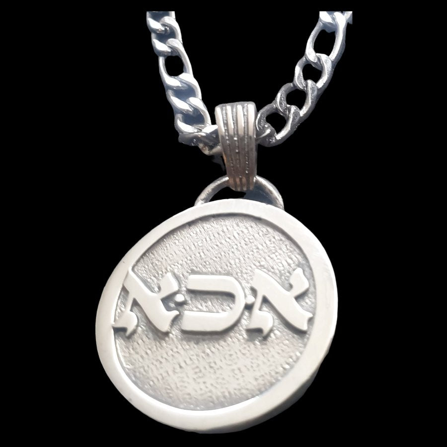 Kabbalah Soul DNA Pendant Alef Kaf Alef DNA Name of God 07 AHAIAH 2.5 cm 9 g in silver Art 1359 - Bricks Masons