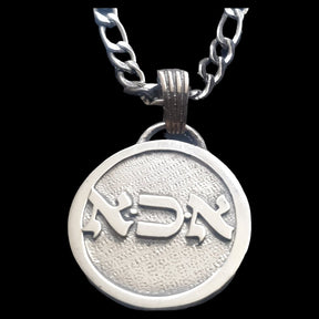Kabbalah Soul DNA Pendant Alef Kaf Alef DNA Name of God 07 AHAIAH 2.5 cm 9 g in silver Art 1359 - Bricks Masons