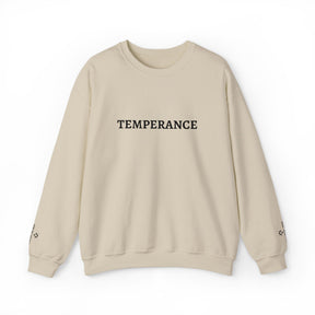 Entered Apprentice Blue Lodge Sweatshirt - Temperance Front & Sleeves Embroidery - Bricks Masons