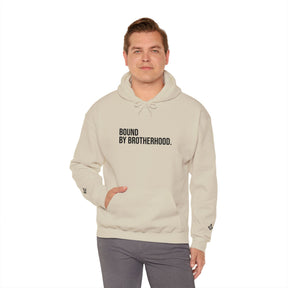 Master Mason Blue Lodge Sweatshirt - Bound By Brotherhood with Square & Compass G Embroidery - Bricks Masons