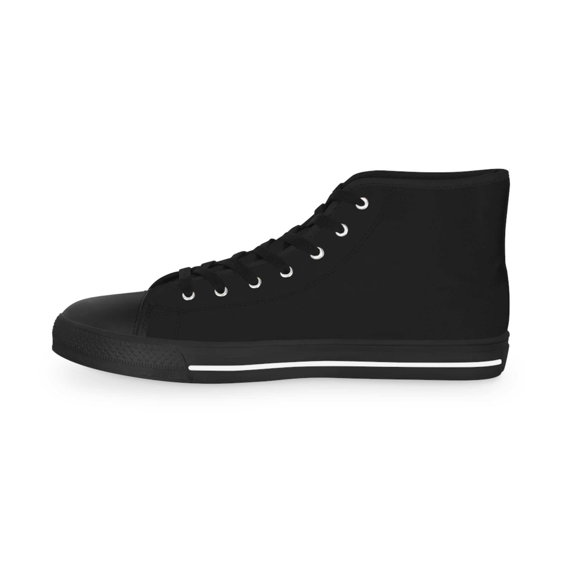 Knight Templar Priests Sneaker - High Top Black & White - Bricks Masons