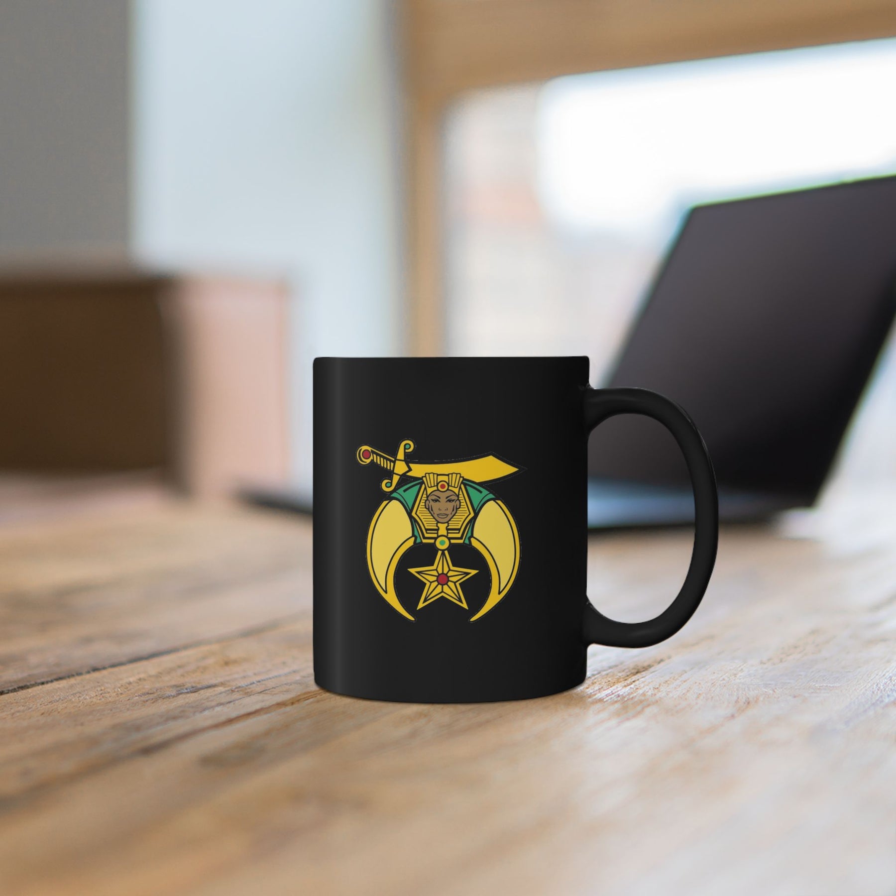 11oz Black Mug - Bricks Masons