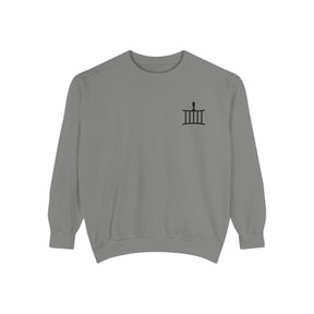 St. Lawrence The Martyr Sweatshirt - Embroidered Black Emblem - Bricks Masons