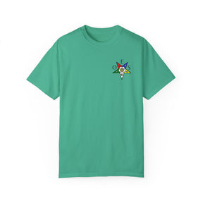 OES T-Shirt - Garment-Dyed Tee OES Star Various Colors - Bricks Masons