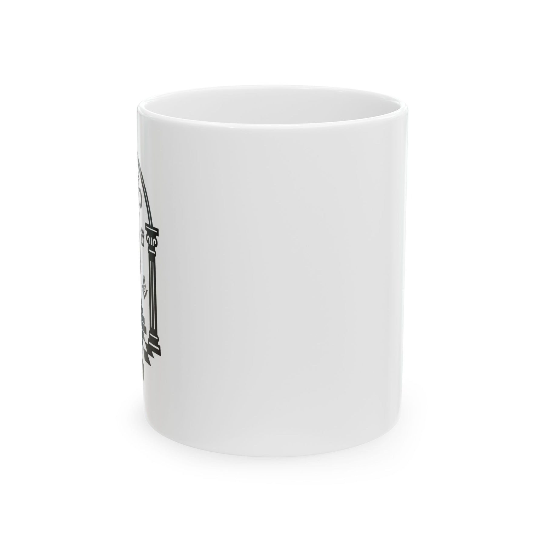 Master Mason Blue Lodge Ceramic Mug, (11oz, 15oz) - Bricks Masons