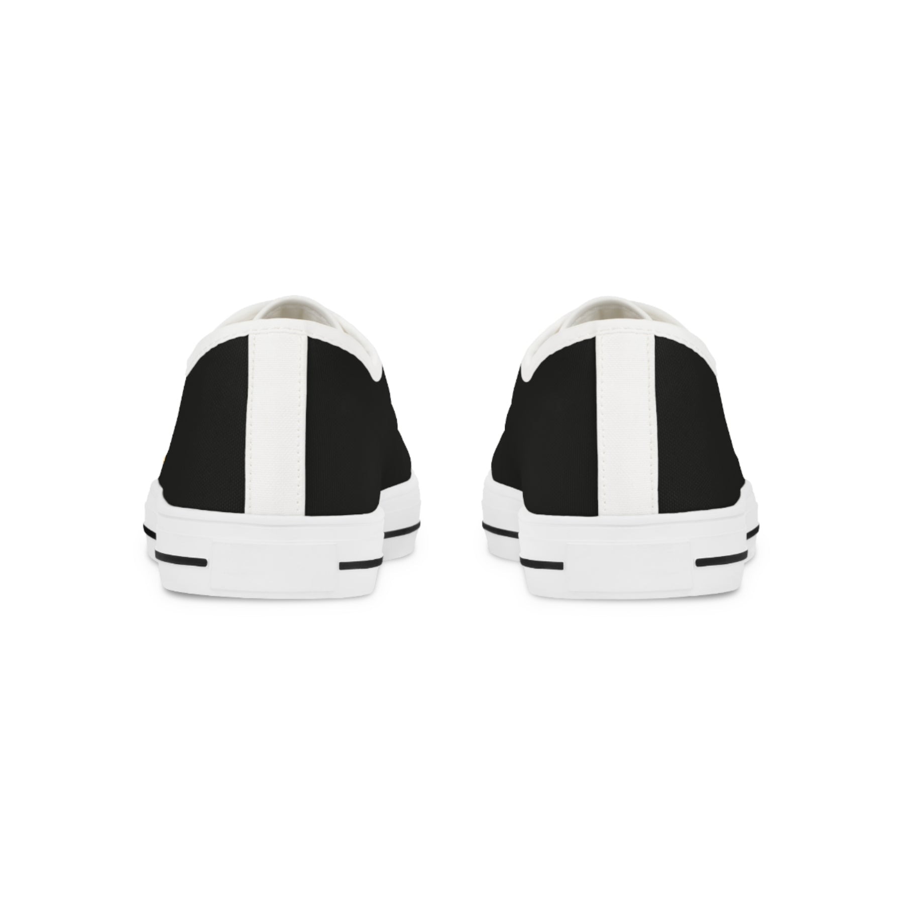 Red Cross of Babylone Sneaker - Low Top Sneaker Black & White Gold & Green Emblem - Bricks Masons