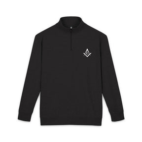 Master Mason Blue Lodge Sweatshirt - Embroidered Square & Compass G - Bricks Masons