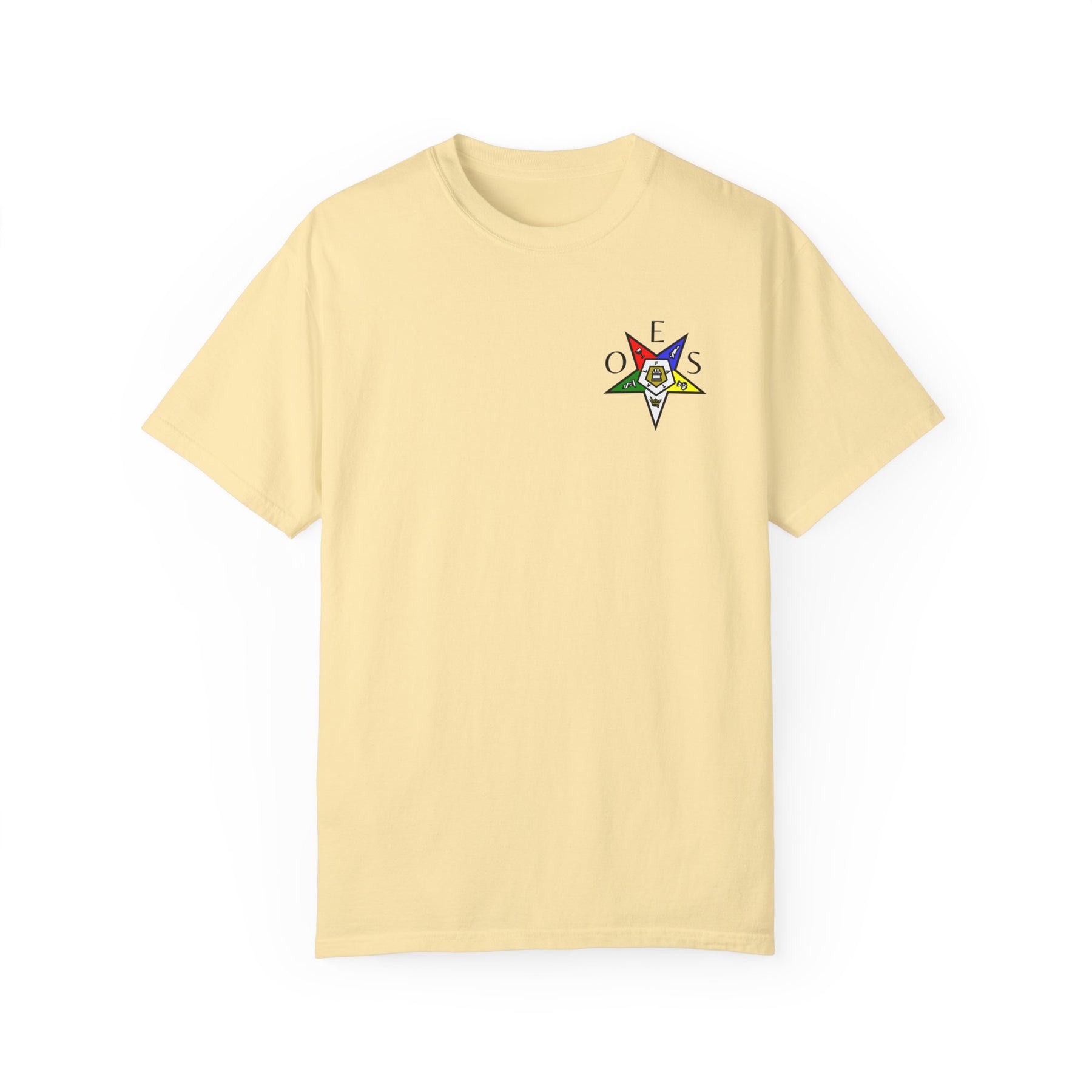 OES T-Shirt - Garment-Dyed Tee OES Star Various Colors - Bricks Masons