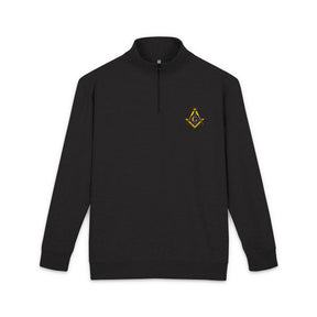Master Mason Blue Lodge Sweatshirt - Square & Compass G Embroidery - Bricks Masons