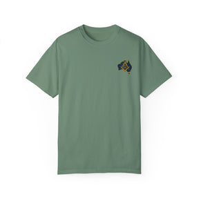 Master Mason Blue Lodge Australia Jurisdiction T-Shirt - Mason Garment-Dyed Tee - Bricks Masons