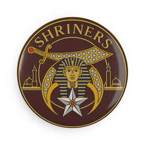 Shriners Magnet - Decorative Refrigerator - Bricks Masons