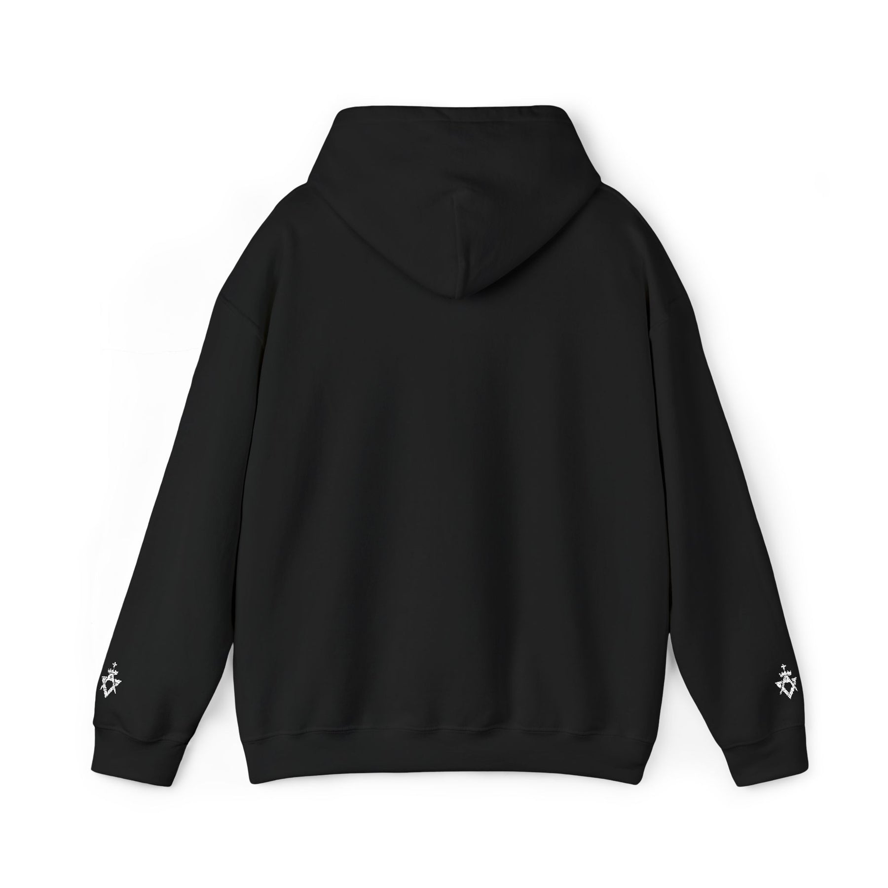 Allied Masonic Degrees Hoodie - Soft Cotton Poly Blend Embroidered Front Motif - Bricks Masons