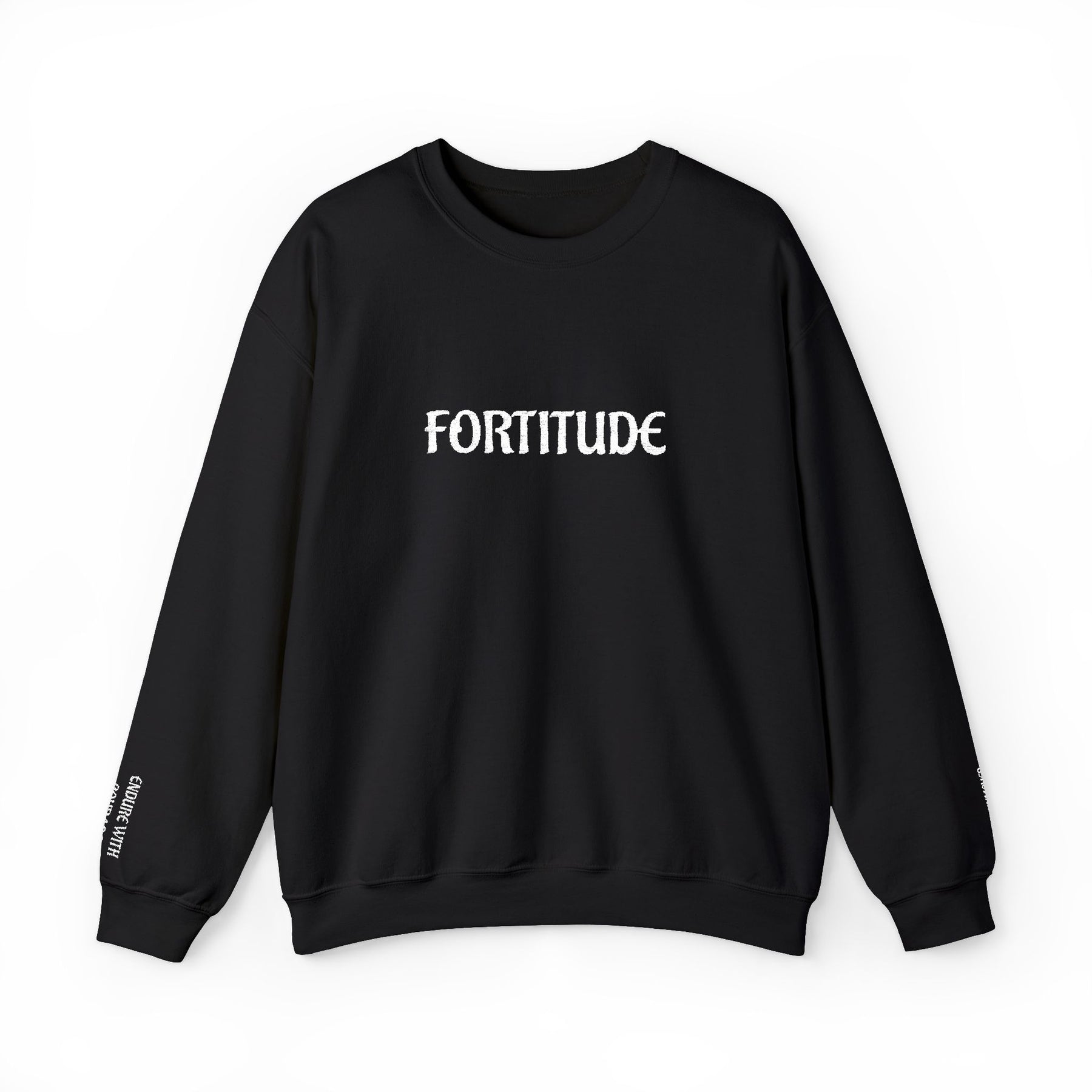 Master Mason Blue Lodge Sweatshirt - Fortitude Endure with Courage Square & Compass - Bricks Masons