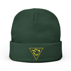Grand Tiler of Solomon Beanie - Knit Embroidery Various Colors - Bricks Masons
