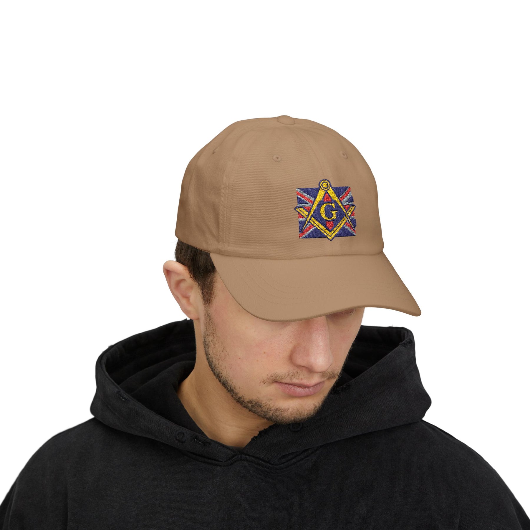 Master Mason Craft Baseball Cap - United Kingdom Mason Square & Compass G - Bricks Masons