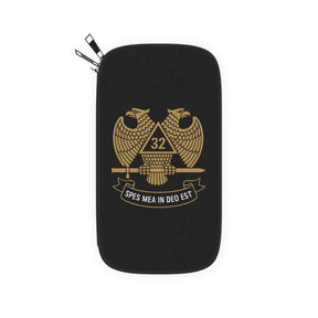 32nd Degree Scottish Rite Passport Wallet - SPES MEA IN DEO EST - Bricks Masons