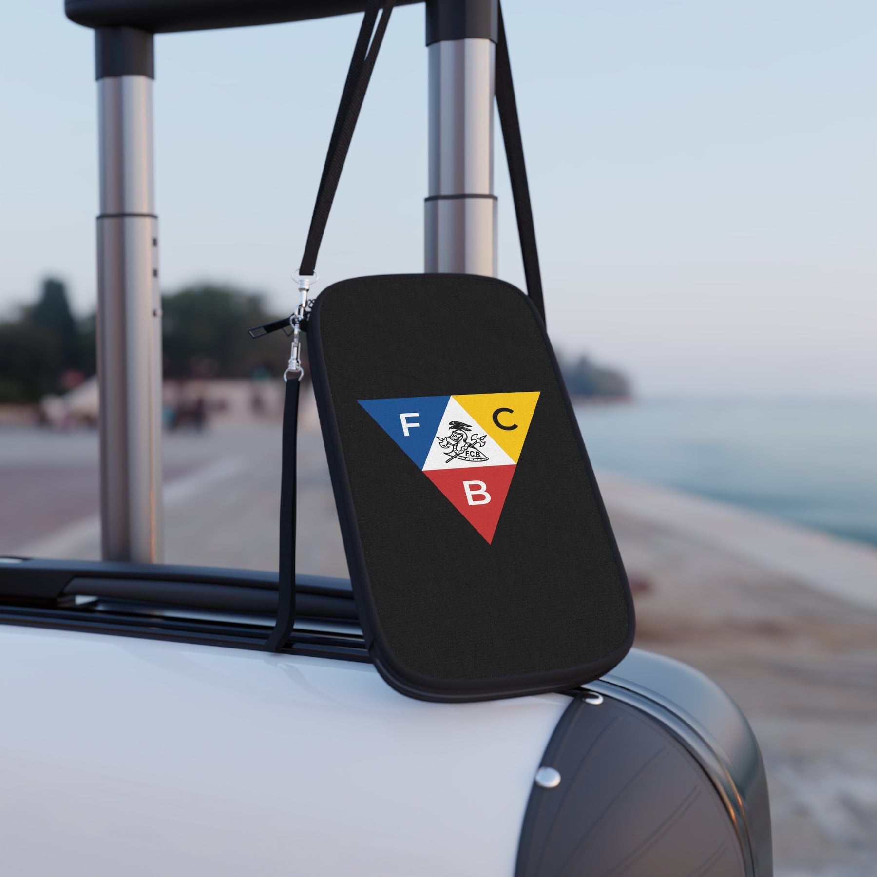 Knights of Pythias Passport Wallet - Black With Shoulder & Wrist Strap - Bricks Masons