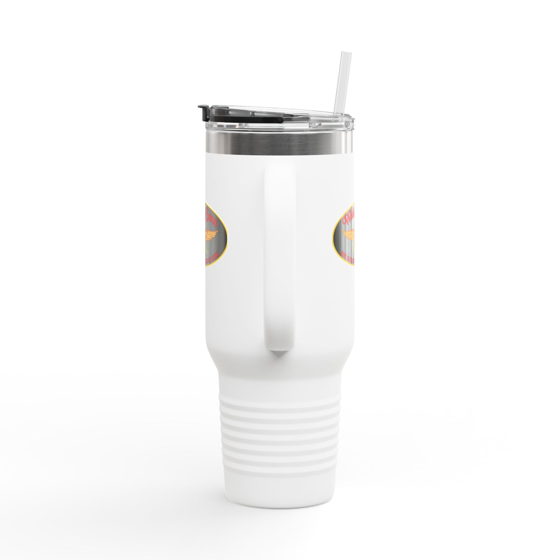 Widows Sons Ringneck Tumbler - Black Stainless Steel & Insulated - Bricks Masons